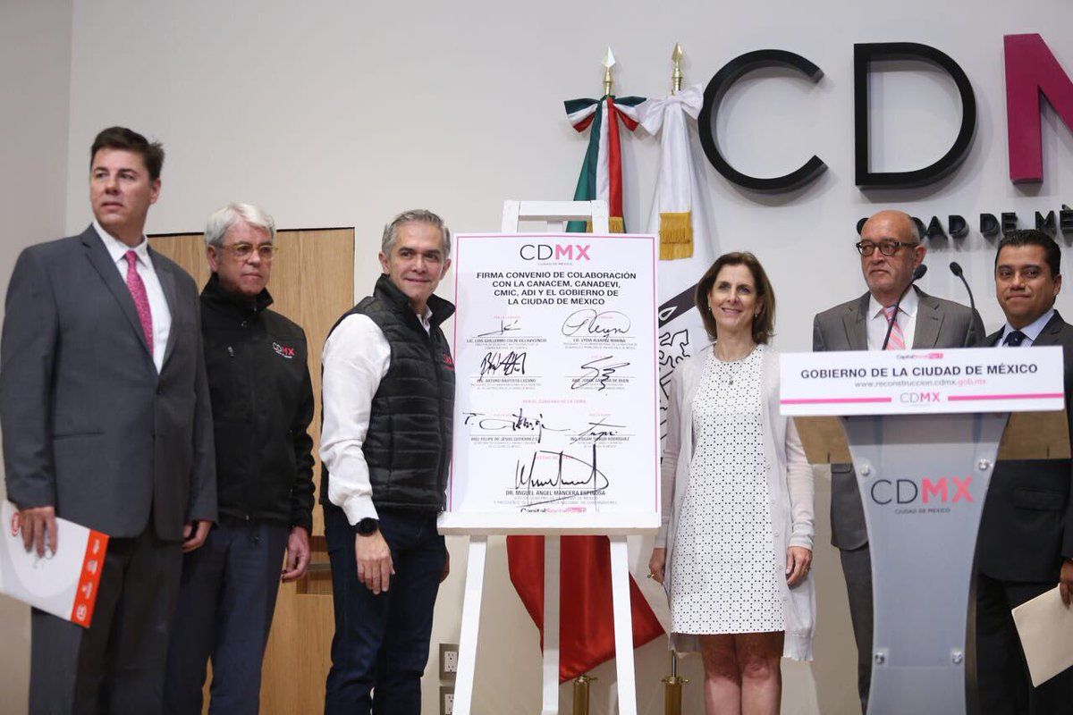 Ciudad de México comprará cemento a bajo precio para reconstrucción