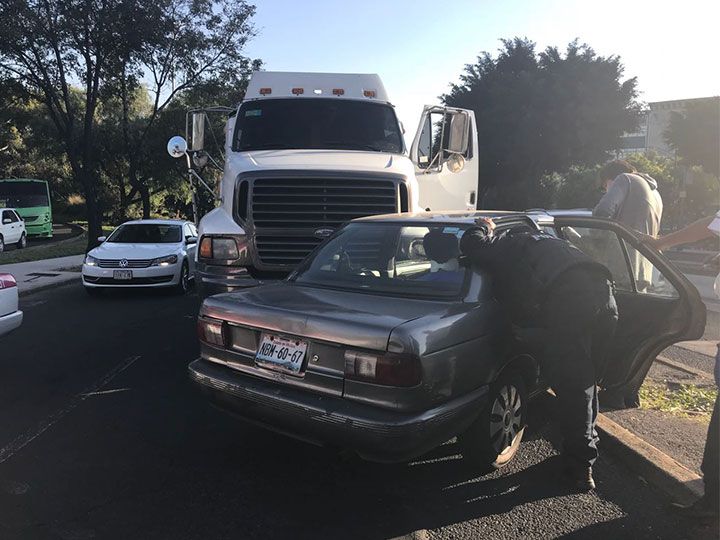 Choque en Insurgentes Sur deja un herido