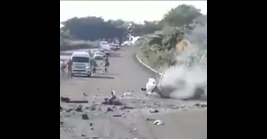 Choque en carretera de Oaxaca deja dos muertos