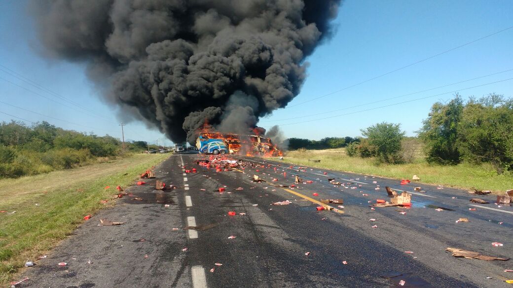 Accidente en Tamaulipas deja al menos cuatro muertos