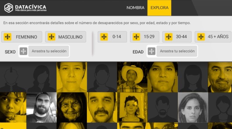 Crean base de datos con nombres de 32 mil desaparecidos en México