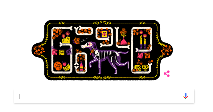 Google honra Día de Muertos con doodle - doodle-dia-de-muertos