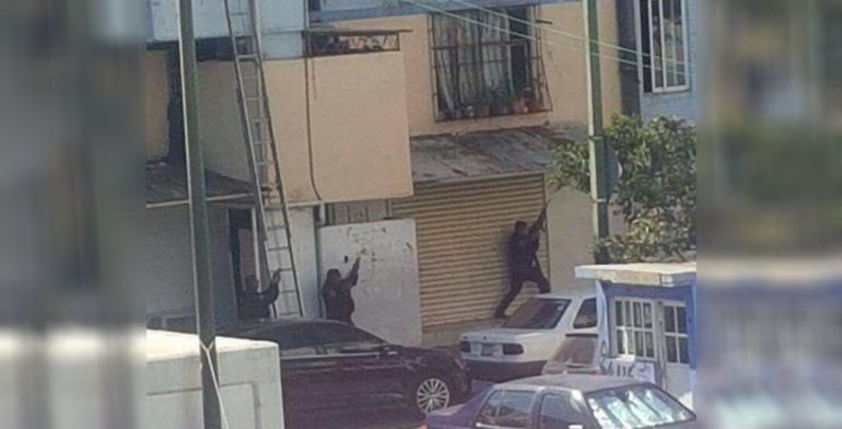 Operativo desata tiroteo en Azcapotzalco