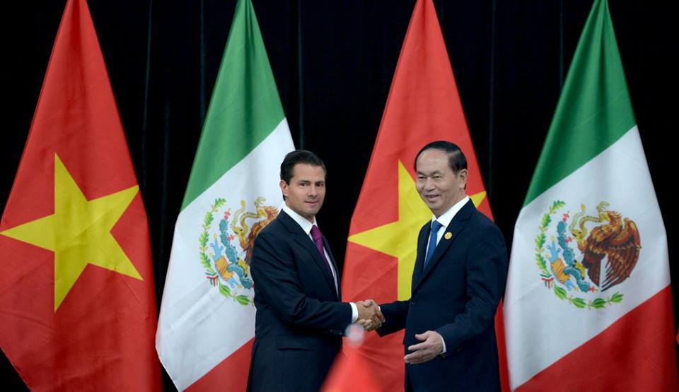 EPN se reúne con presidente de Vietnam