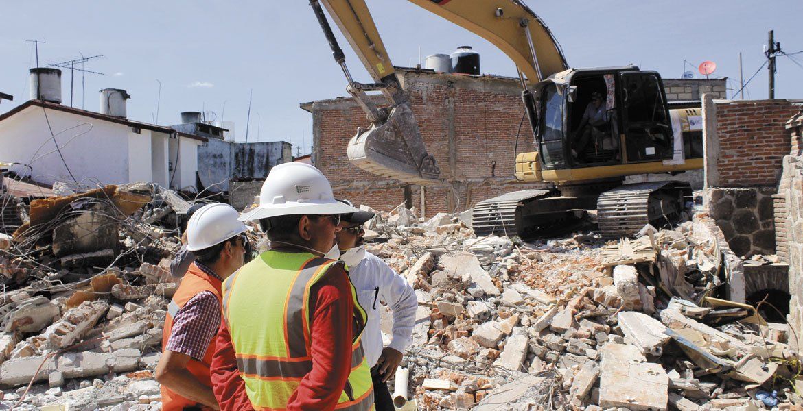 Recolectan 3 mil metros cúbicos de escombro en Morelos tras sismo