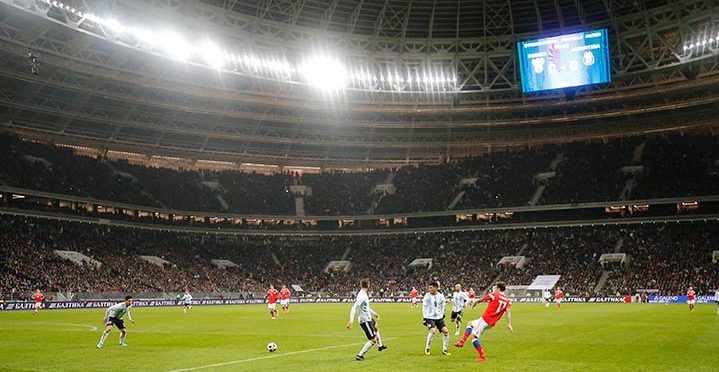 Argentina inaugura remodelado estadio Luzhniki venciendo a Rusia