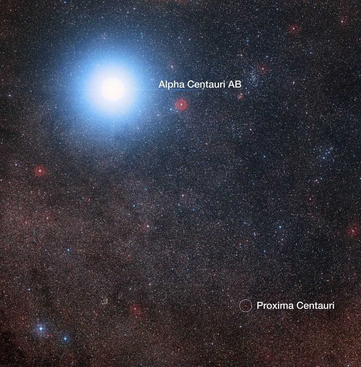 Descubren polvo alrededor de Próxima Centauri - estrellas
