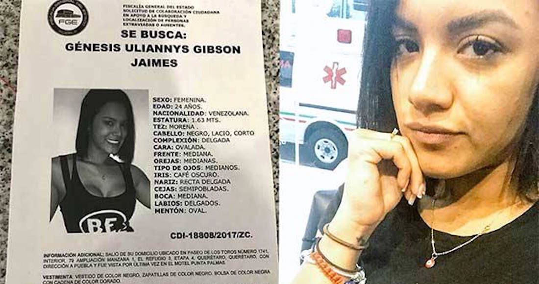 Encuentran muerta a venezolana desaparecida en Puebla