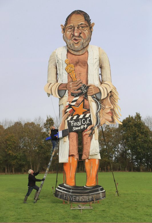 Quemarán figura gigante de Harvey Weinstein - harvey-weinstein-figura