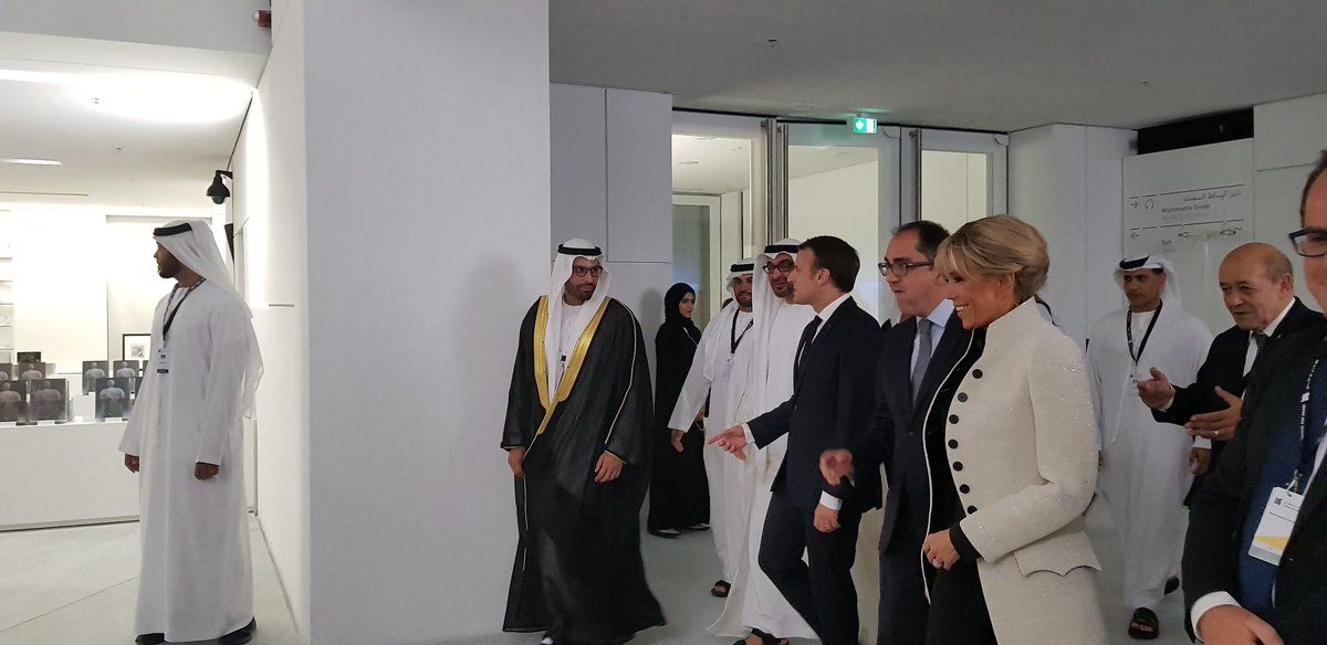 Macron inauguró Museo del Louvre en Abu Dhabi - inauguración-louvre