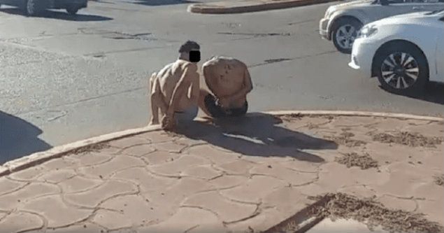#Video Exhiben a presuntos ladrones en Culiacán