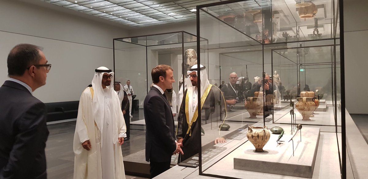 Macron inauguró Museo del Louvre en Abu Dhabi