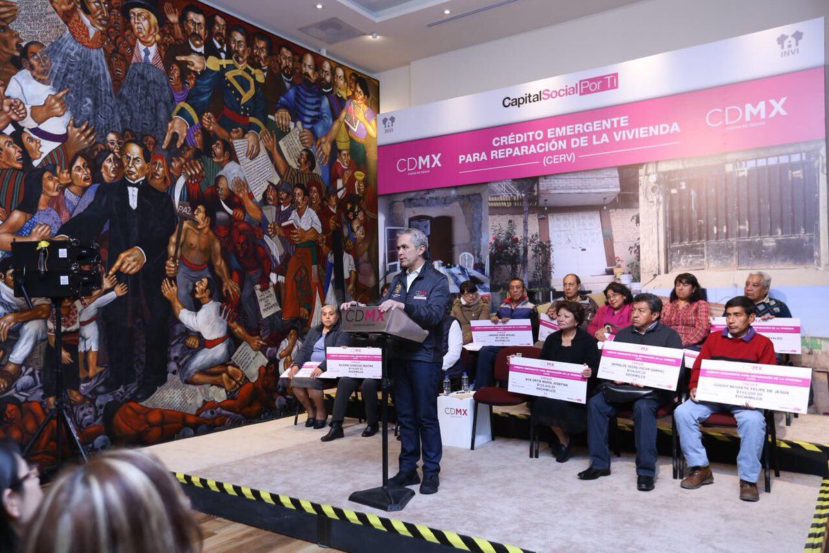 Mancera reitera aumentar los recursos para reconstrucción de la CDMX - mancera-sismo