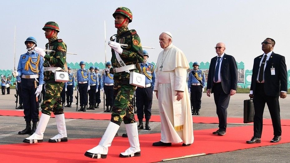 El papa Francisco visita Bangladesh