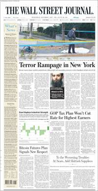 Caro Quintero, SCJN y ataque en Nueva York en primeras planas - portadas-1-nov-twsj