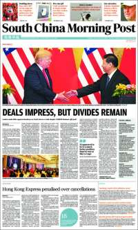 EPN, Trump y China en primeras planas - portadas-10-nov-china