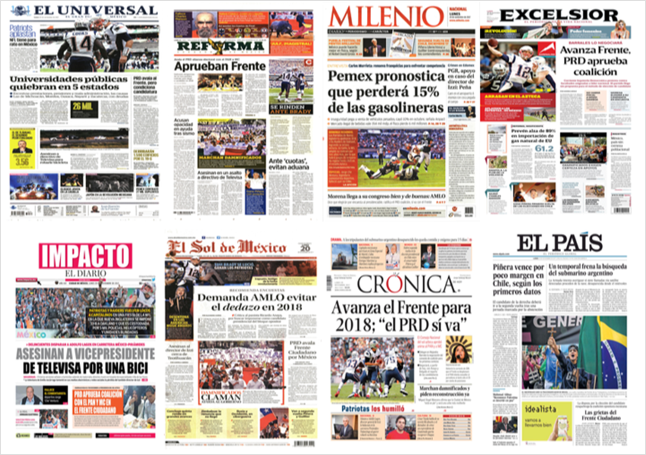 Frente Ciudadano y Robert Mugabe en primeras planas