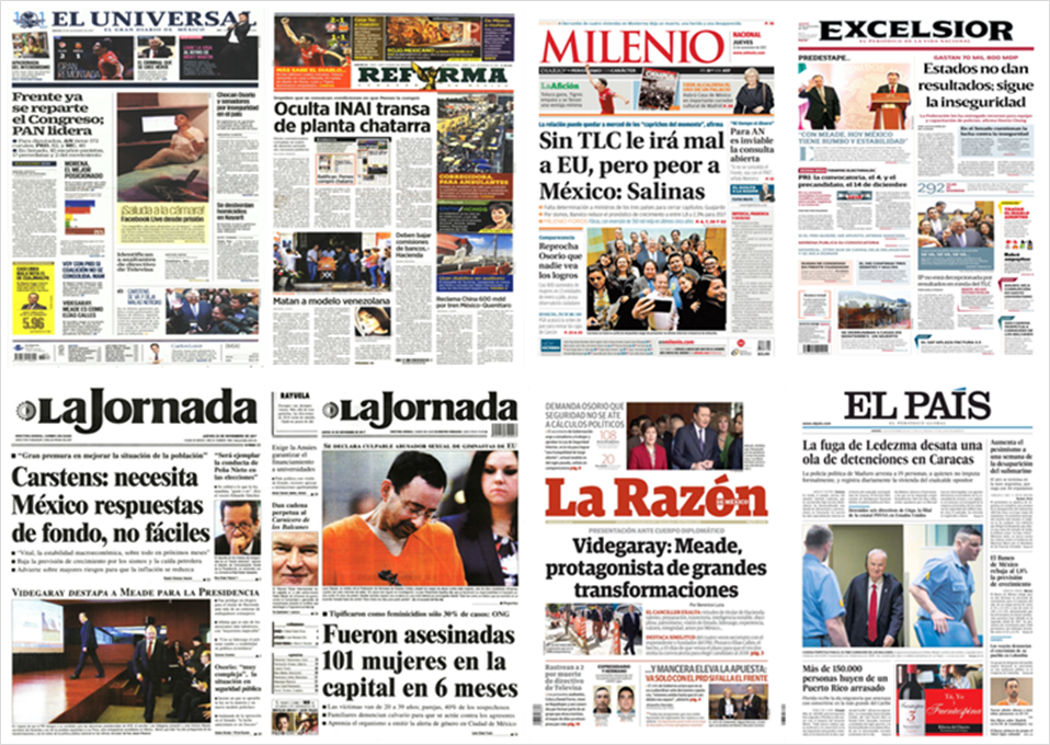 Videgaray y el carnicero de Bosnia en primeras planas