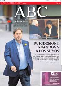 IFT, Mancera y Cataluña en primeras planas - portadas-3-nov-abc