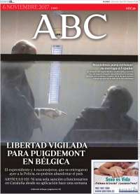SFP, Puigdemont y Texas en primeras planas - portadas-6-nov-abc
