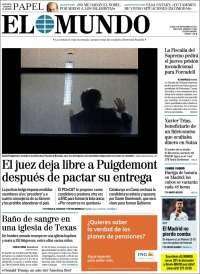 SFP, Puigdemont y Texas en primeras planas - portadas-6-nov-mundo