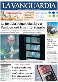 SFP, Puigdemont y Texas en primeras planas - portadas-6-nov-vanguardia