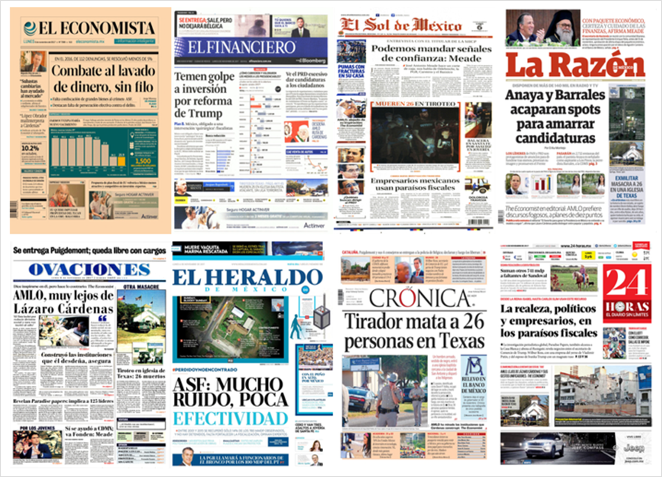 SFP, Puigdemont y Texas en primeras planas - portadas-6-nov1