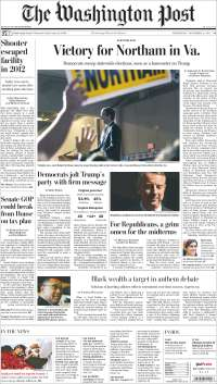 Venustiano Carranza, Virginia y Nueva Jersey en primeras planas - portadas-8-nov-twp