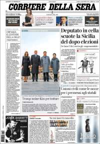 TPP, INE, Trump y China en primeras planas - portadas-9-nov-corriere