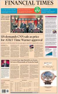 TPP, INE, Trump y China en primeras planas - portadas-9-nov-financial