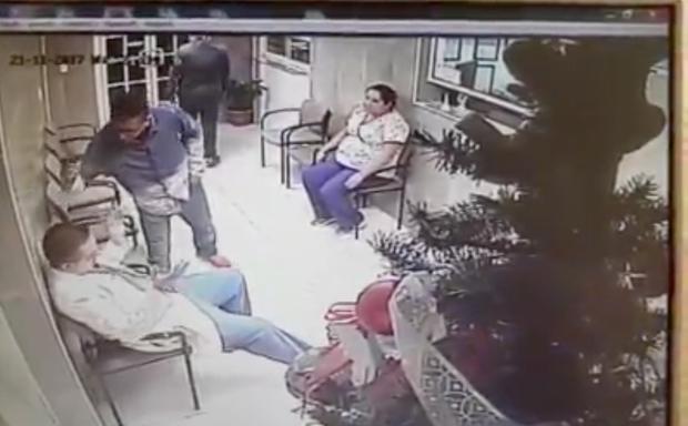 #Video Asalto a mano armada en hospital de Monterrey
