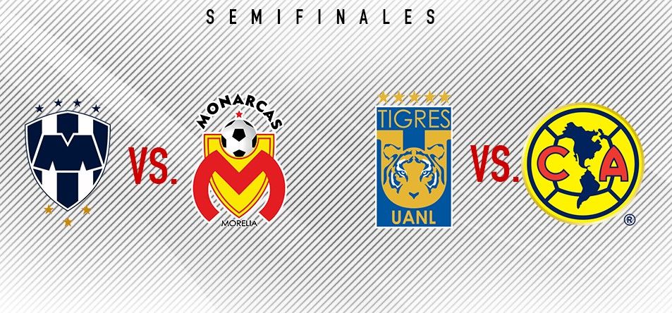 Horarios y sedes de las semifinales de la Liga MX