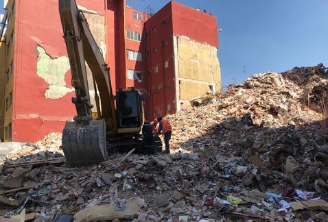 Termina demolición de edificio en Miramontes 3010 Termina demolición de edificio en Miramontes 3010