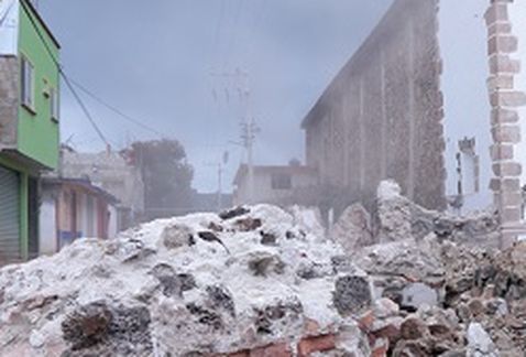 Familia de Neza continúa esperando apoyo tras sismos - sismo-neza