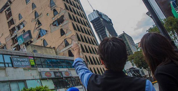 Suspenden trabajos de demolición tras sismo magnitud 7.2