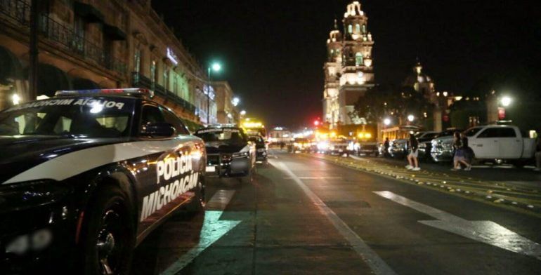 SSP evita plantón de la CNTE en Morelia