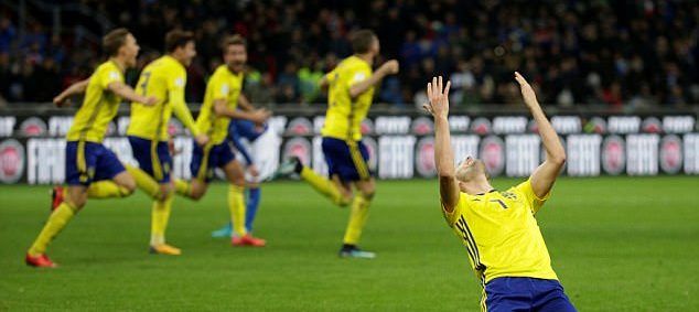 #Video Selección de Suecia destruye estudio improvisado de televisión