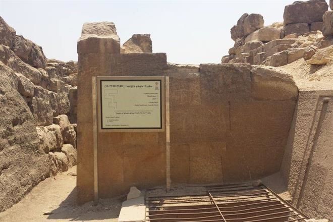 Abren al público tumbas junto a pirámides de Guiza