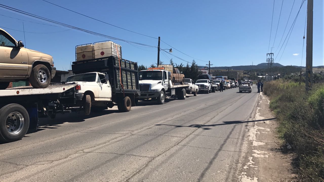 Operativo deja 15 ladrones de combustible detenidos en Hidalgo - vehiculos-huachicoleros