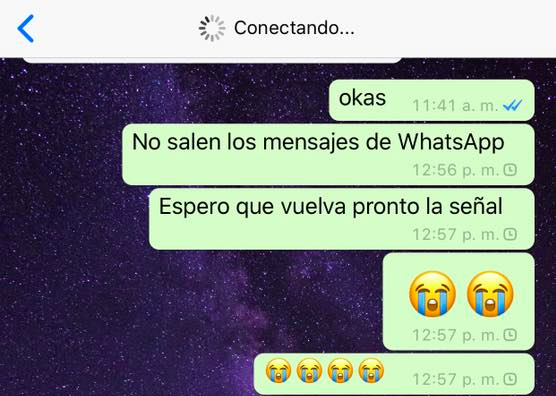WhatsApp se cae en Año Nuevo WhatsApp se cae en Año Nuevo