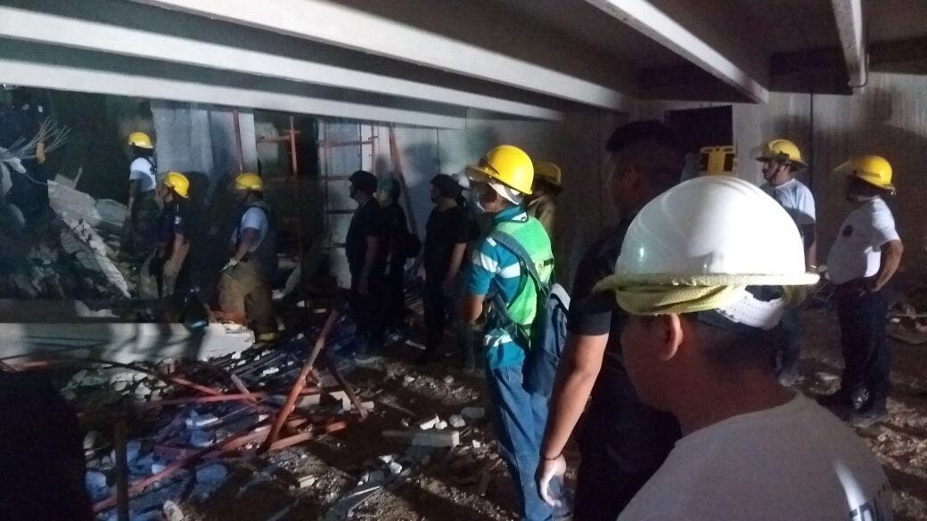 Derrumbe en Mérida deja cuatro muertos