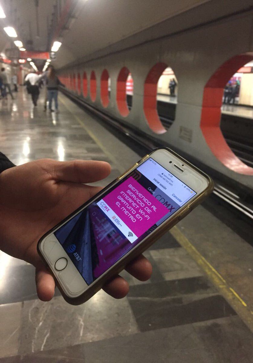 Línea 7 del Metro, la primera con servicio gratuito de internet