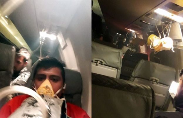 #Video Pánico durante vuelo de equipo boliviano por falla mecánica