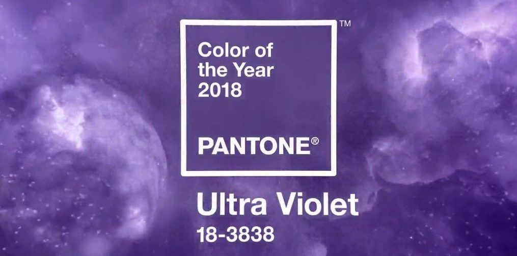 Ultravioleta será el color del 2018