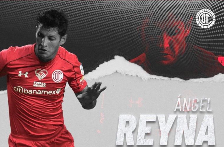 Ángel Reyna, nuevo jugador de Toluca