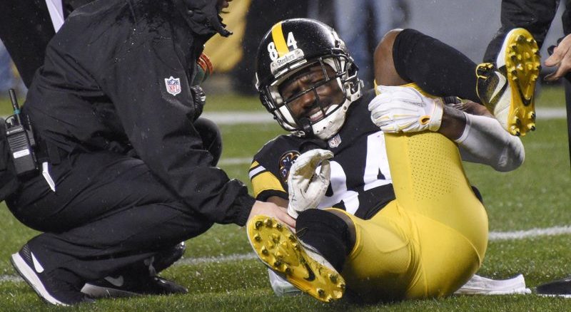 Antonio Brown se perderá el juego contra Houston por lesión