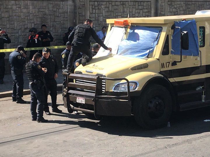 PGJ capitalina encuentra vehículo implicado en robo a camioneta de valores