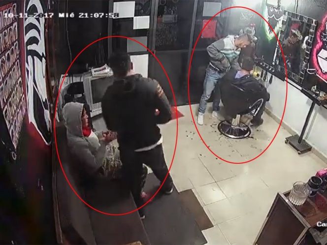 #Video Roban en peluquería de Valle de Chalco en menos de un minuto