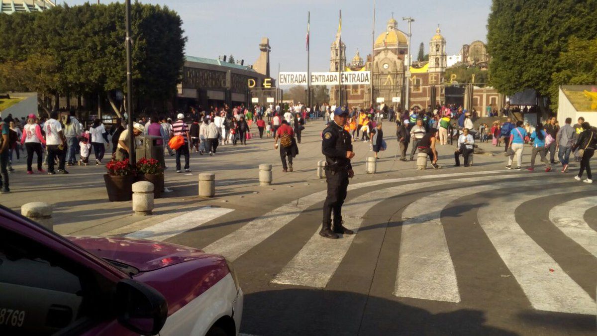 Alertan por movilidad en alrededores de la Basílica de Guadalupe