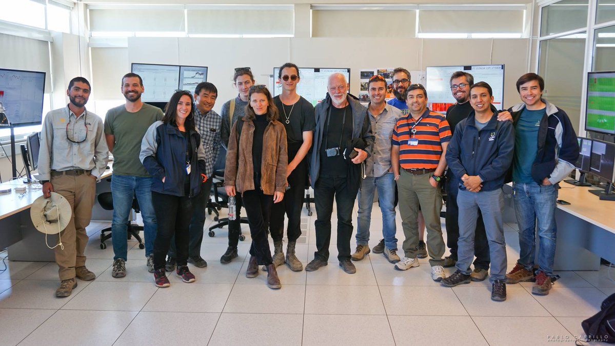 David Gilmour visita observatorio en Chile